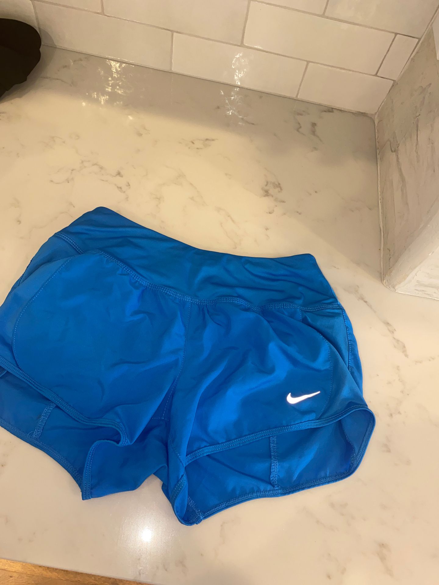 blue nike dri fit shorts XS (women’s)