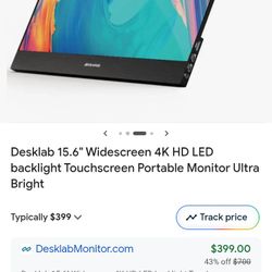 Desklab 15.6" Touchscreen Portable Monitor