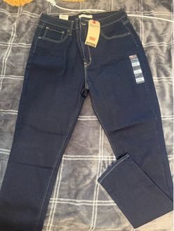Levi 721 High-Rise Skinny Dark Blue 14 Long