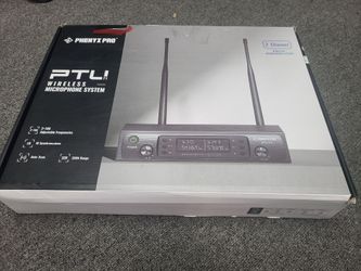 Wireless microphone system ptu-71-2h