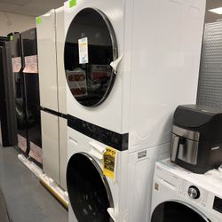 LG STUDIO WashTower™ Smart Front Load 5.0 cu. ft. Washer and 7.4 cu. ft. Electric Dryer with Center Control