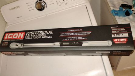 ICON Professional Flex Head Digital Angle Torque Wrench