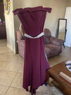Burgundy Prom Dress 