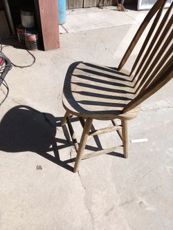 Oakwood table with chairs two chairs