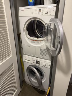 Bosch Ventless Washer Dryer Stack