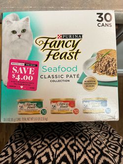 30-3 oz cans Purina Wet Cat Food- Seafood Pate