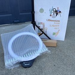 Tripod For Phone With Ring Light — Adjustable High 