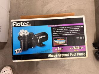 Flotec FP6121-01 3/4 HP 115V Above Ground Swimming Pool Pump w/ Strainer