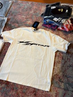 Hellstar Tee White Black Print
