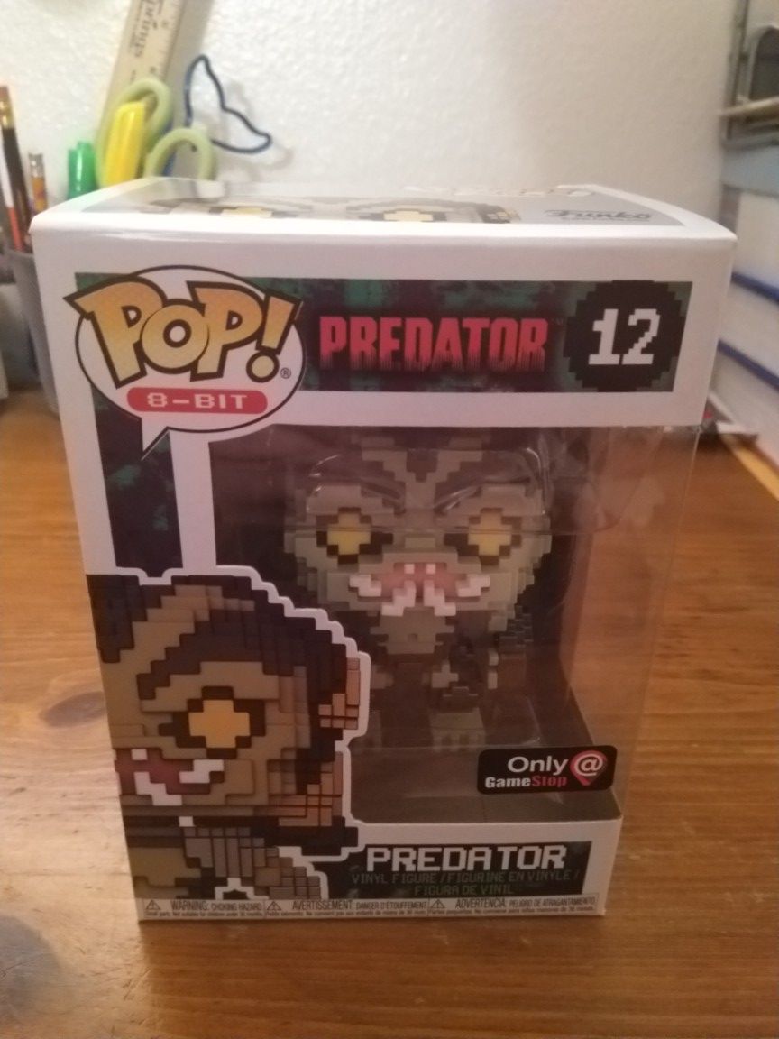 GameStop 8 Bit Predator Funko Pop