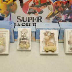 Precious Moments Birthday Train Set Ages 11-14 Figurines w/ Boxes