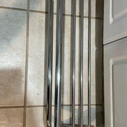 Double Towel Rack Bathroom Accessories Towel Rack Chrome 24”
