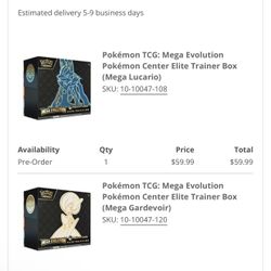 Pokmon Mega Evolution PC ETB & Booster Box for Sale in Crystal City, CA -  OfferUp