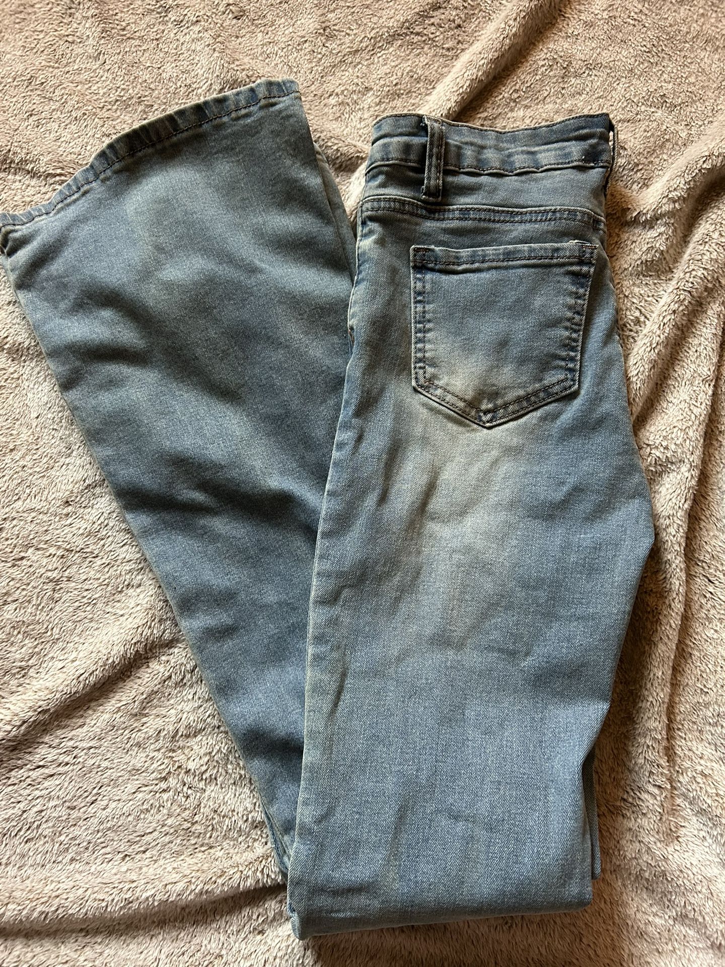 Blue Bootcut Jeans