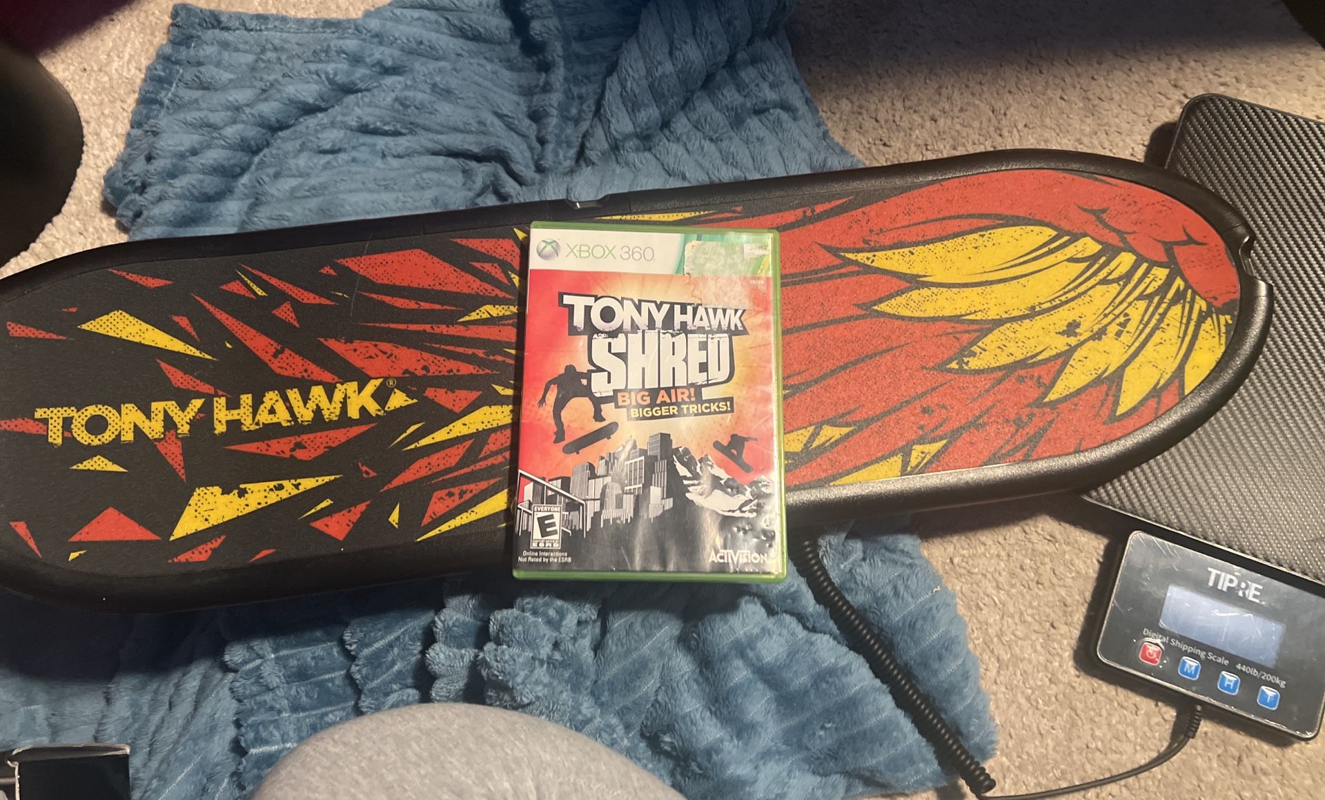 Tony Hawk Shred With Skateboard Xbox 360 Game