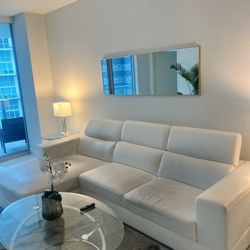 City Furniture Leather Couch 