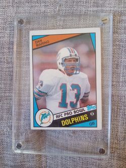 1984 Dan Marino Rookie Card By Topps 