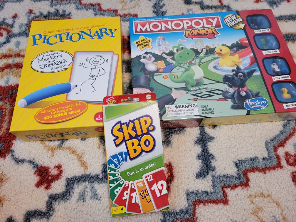 Unopened Kid's Games And Puzzle