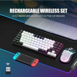 Wireless Rechargeable Keyboard
