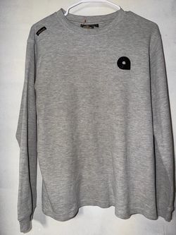 Akademiks Gray Thermal Long Sleeve Shirt XL