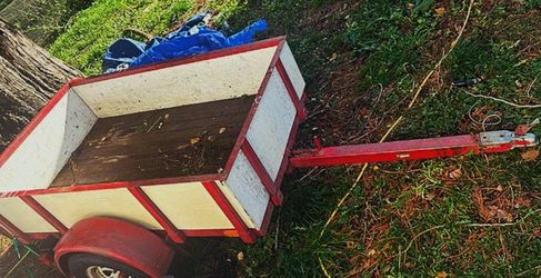 Tilt Trailer 4"x 6' Light duty Utility 