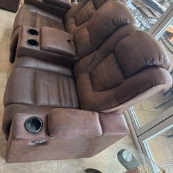Box Dual Power Reclining Loveseat/Sofa/Chair With Console/Bed Set And Much More