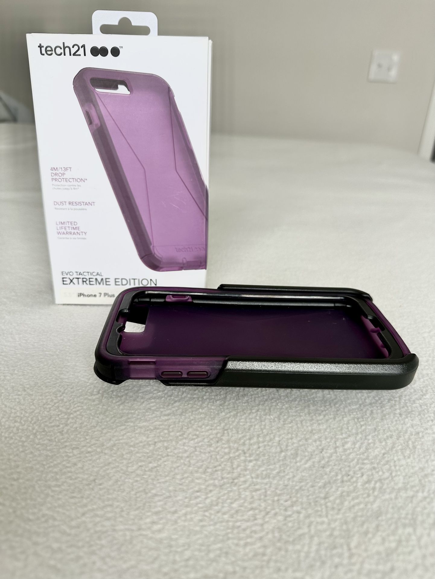 Tech 21 EVO tactical extreme edition iPhone 7 Plus case with clip
