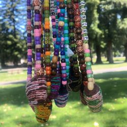 Kandi Crystal holder Necklace 
