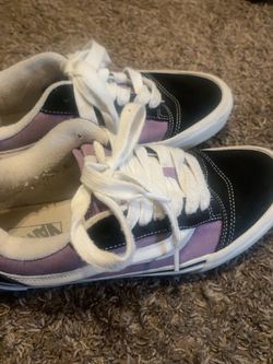 Vans Low-Top Sneakers Purple and Black