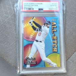 2024 Topps Chrome Shohei Ohtani All Etch PSA10