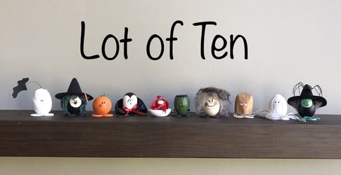 Halloween Handmade/Painted Wooden Eggs 