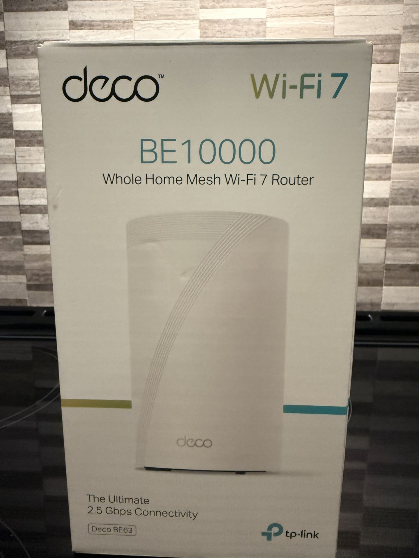TP-LINK Deco BE63 BE10000 Tri-Band Wi-Fi 7 Mesh Router  Single Pack