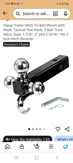 Trailer hitch w lock