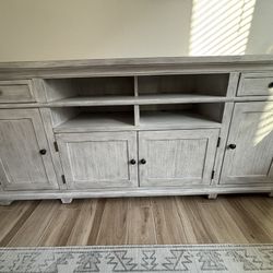 Oyster Bay Solid Wood Long Media Center