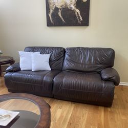 Leather Sofa Sectional Set