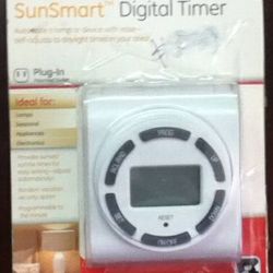 Digital Timer indoor 7 Day Programmable Self Adjusting - vayate -