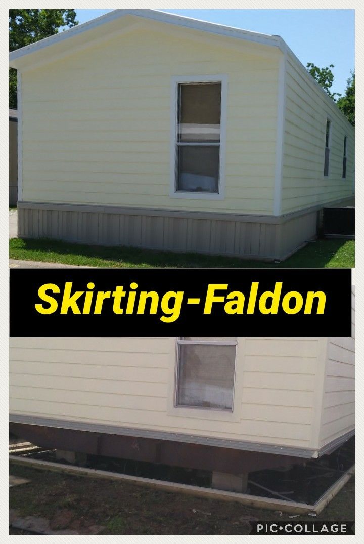 Falda para traila - Mobile home skirting