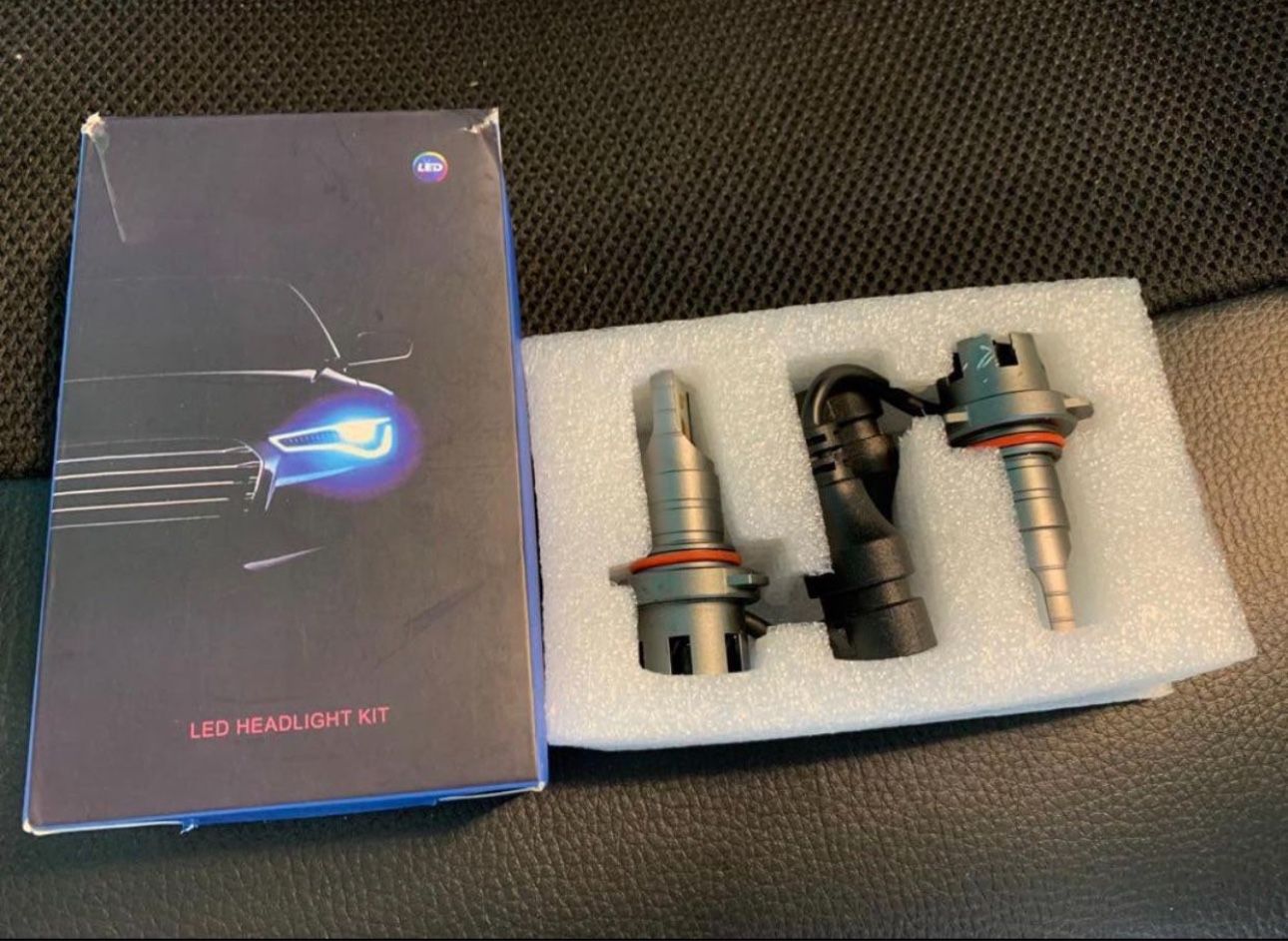 Led headlight bulbs. Amazon open box never used
