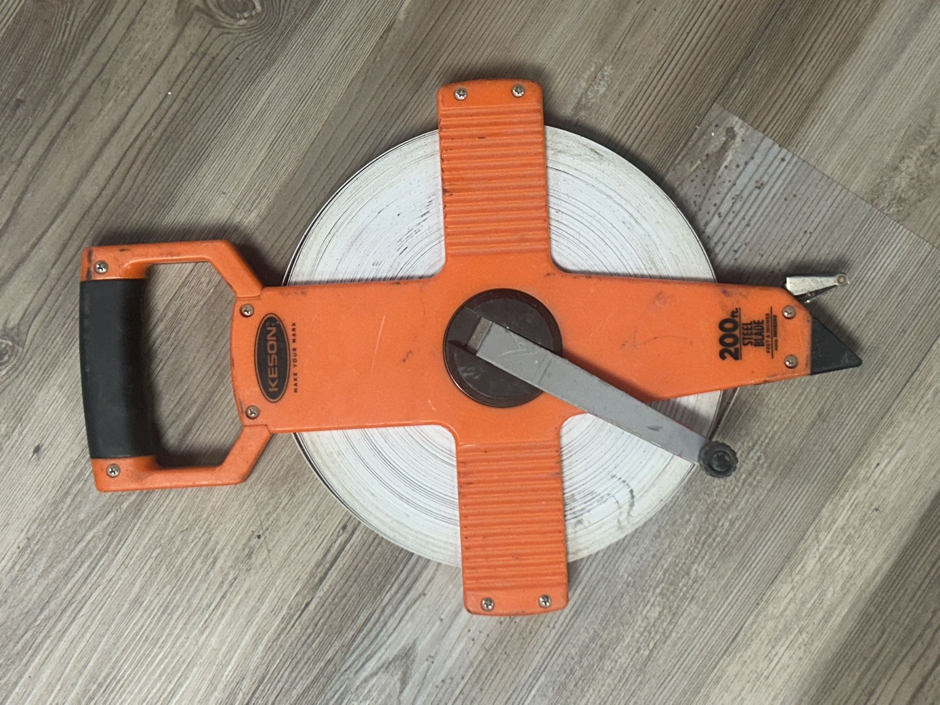 Keson 200 ft Steel Measuring Tape – Open Reel