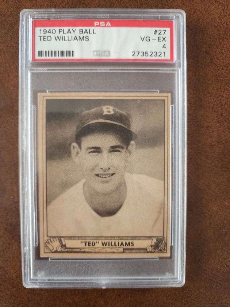1940 PLAY BALL TED WILLIAMS PSA