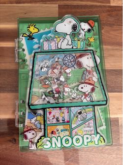 Shaker Acrylic Notebook A5 - Snoopy
