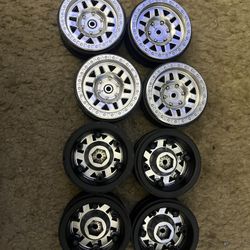 Rc Wheel 2 Sets Total 8 PCs
