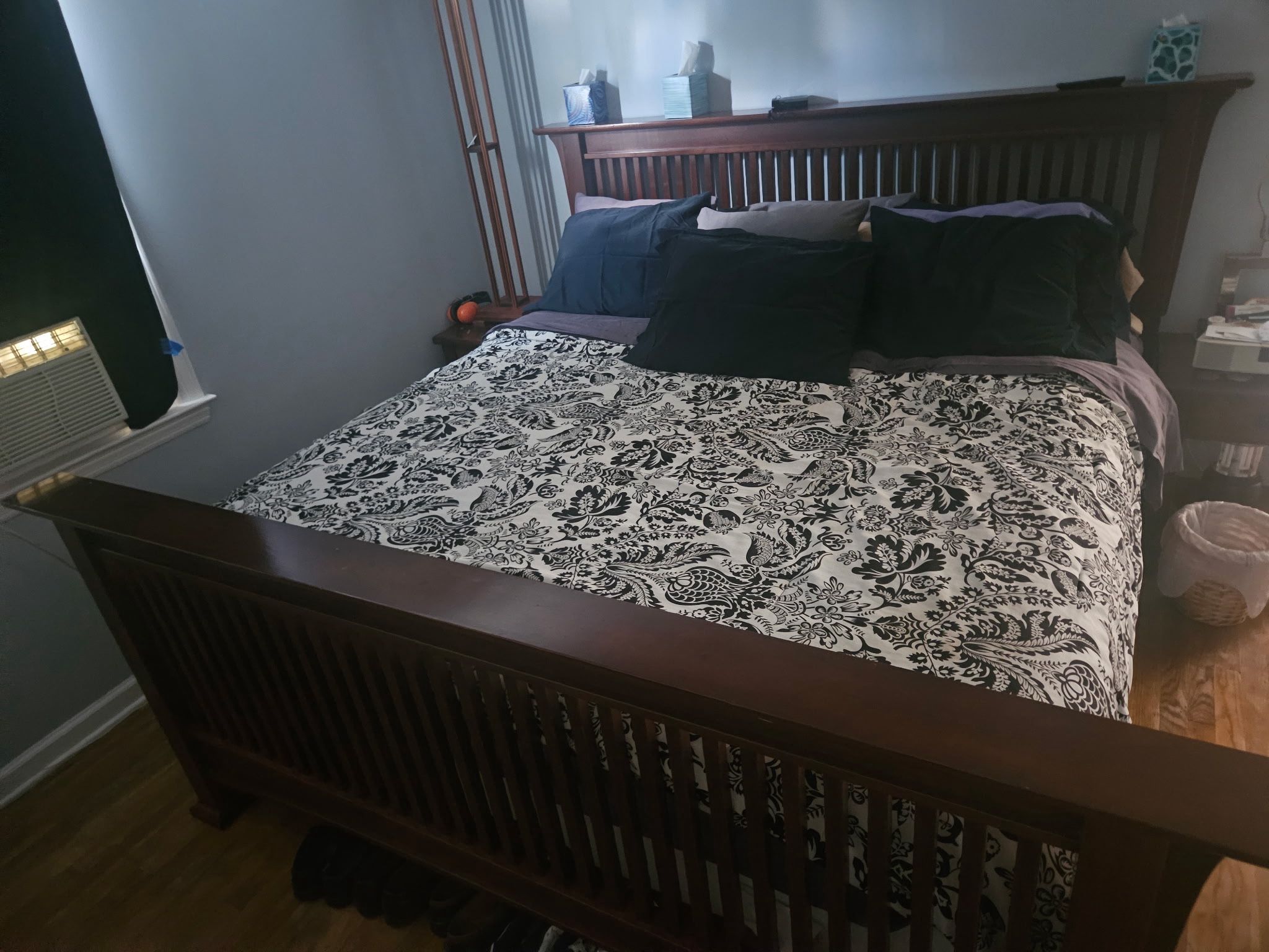 Genuine Stickley King Size Wooden Bed Frame