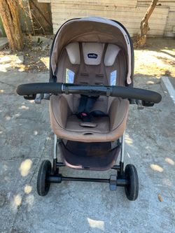 Stroller, Car seat, base ( Evenflo)