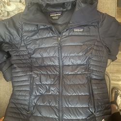 Patagonia Womens Jacket Size Small Navy Blue 