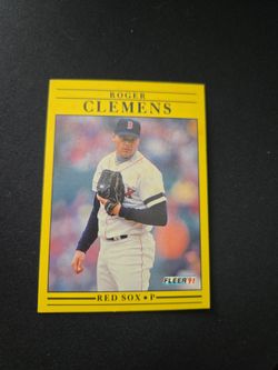 Roger Clemens Red Sox Baseball Card