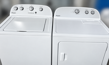 Whirlpool Top-Load Washer and Gas Dryer Laundry Pair