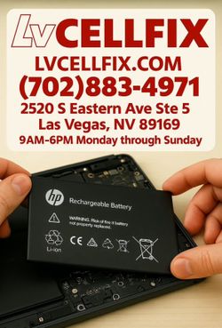 Laptop Battery replacement service on most Laptops