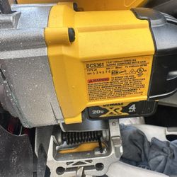 Miter Saw Portable With Charger And Battery
