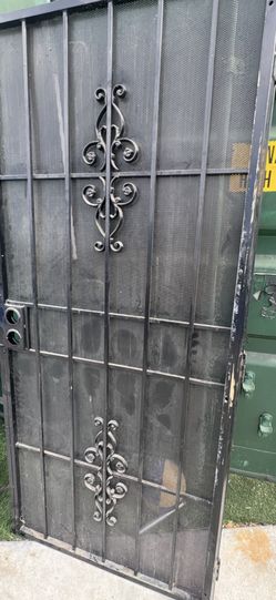 Metal Security Door Wide 36 Tall 80$ $60